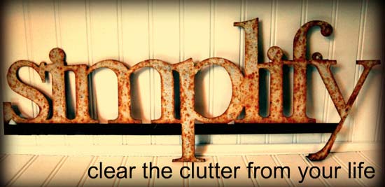 Declutter and get organized